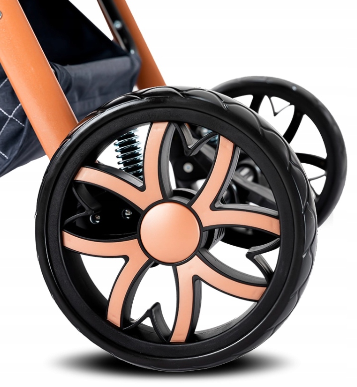 wózek 3w1 dla dziecka niemowląt chłopca dziewczynki luksusowy spacerowy Wysokość produktu 104 cm