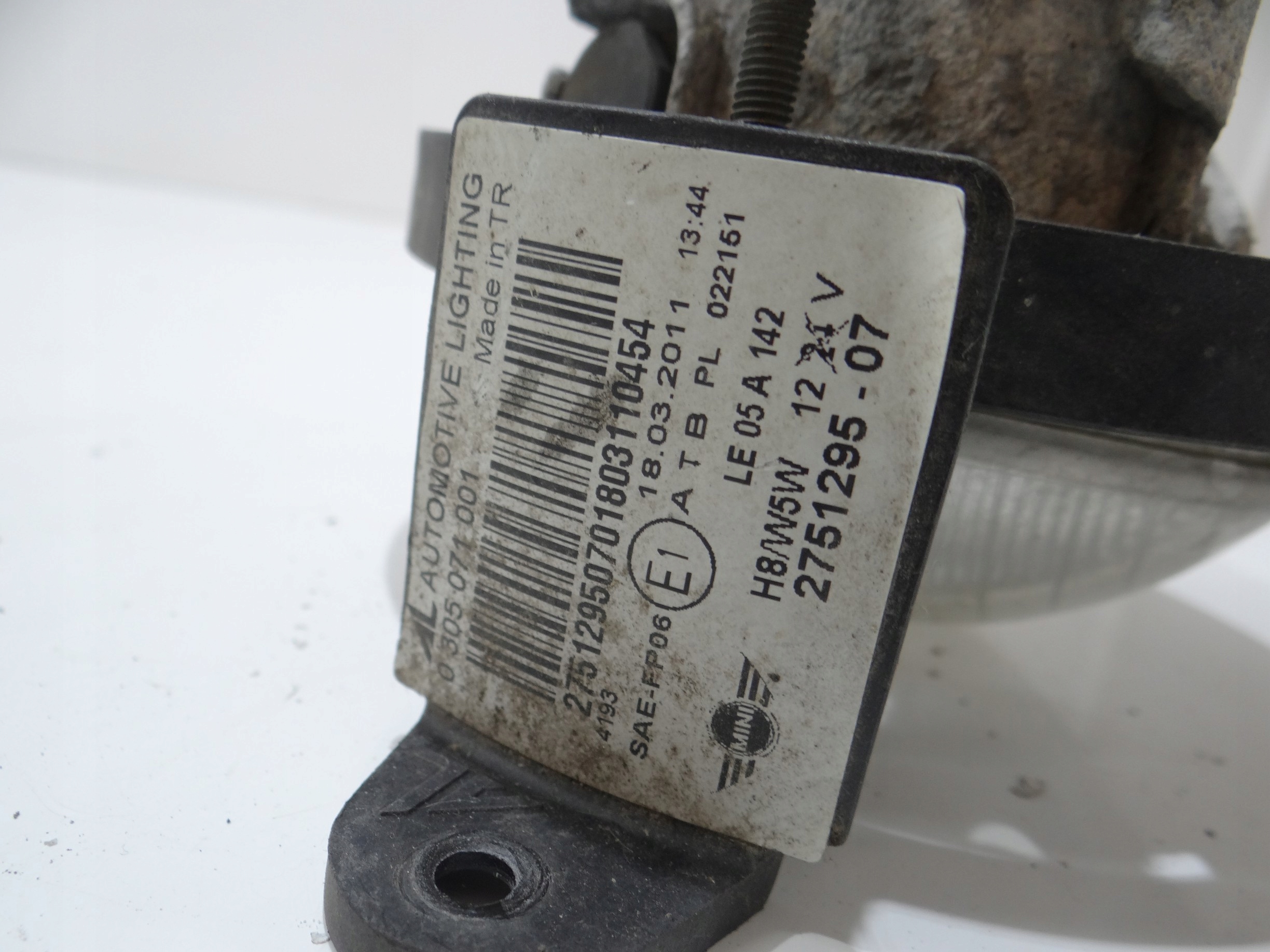 fog light left front MINI R56 OE 2751295 (16588908)