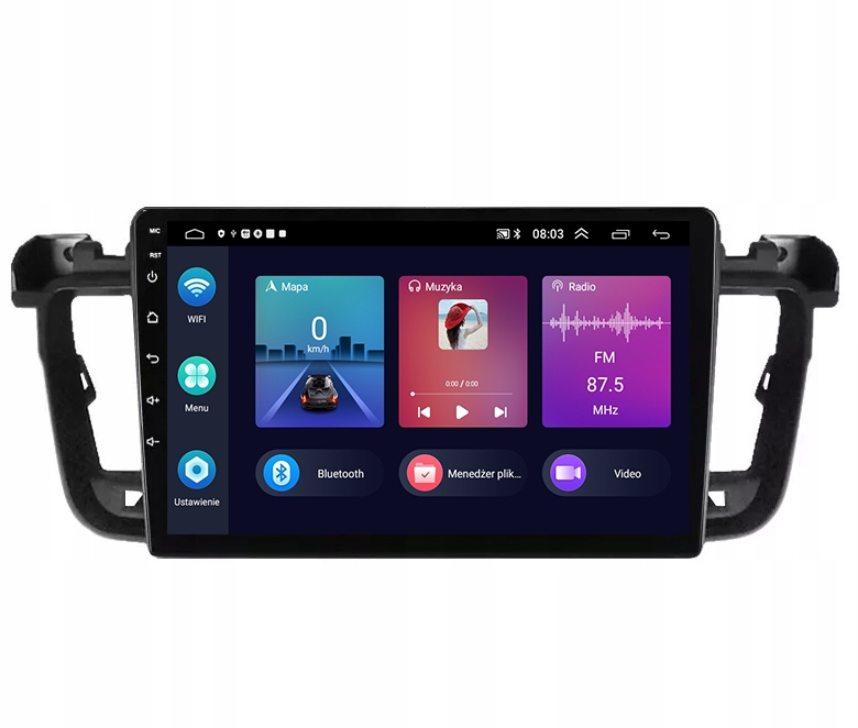 Gps Rádio Android Navigace Peugeot 508 Usb Wifi Bt Carplay 4GB 64GB