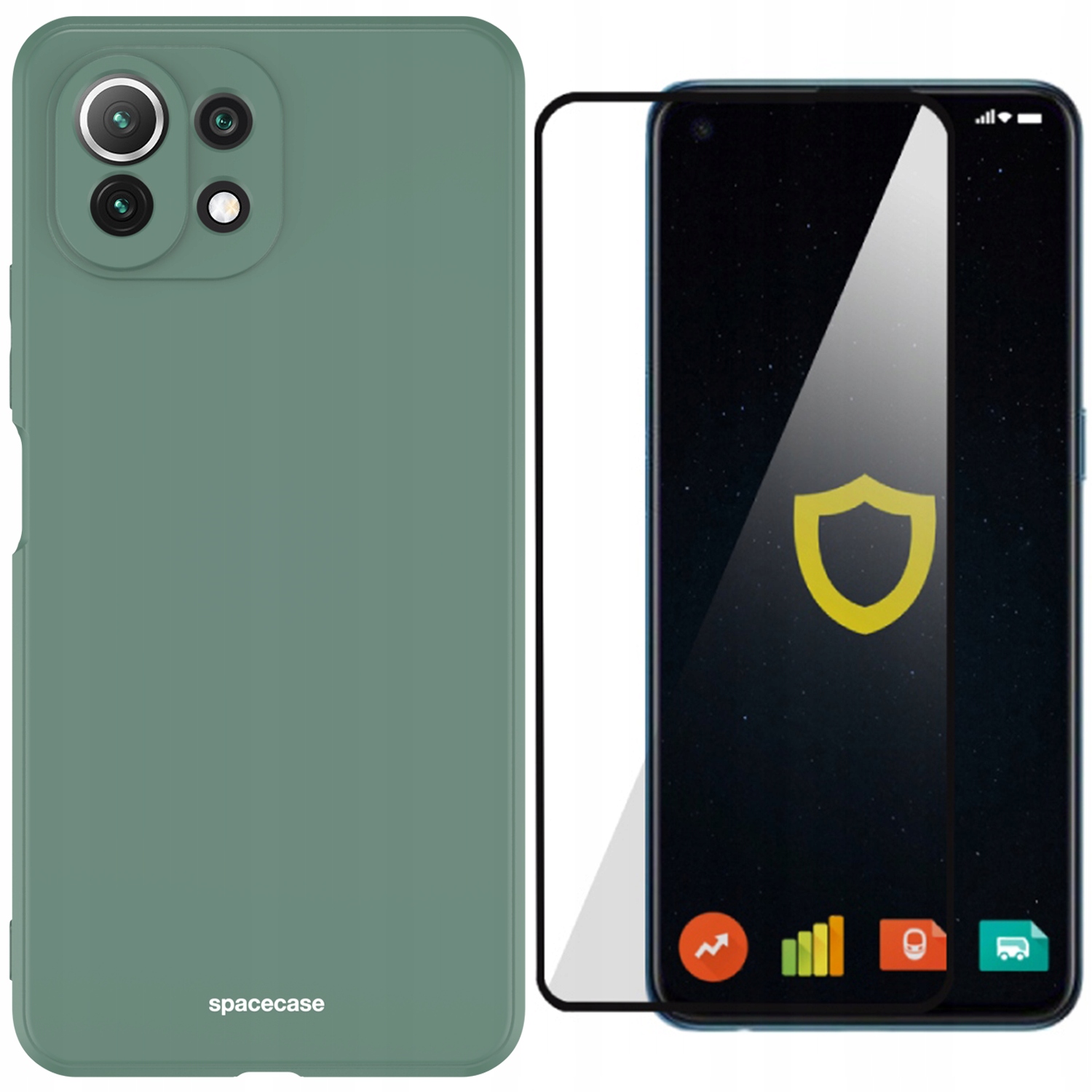 

Etui Matowe Spacecase Do Xiaomi MI 11 Lite Szkło