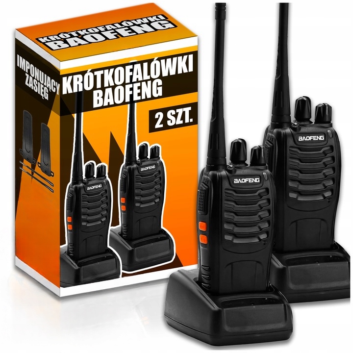 Krótkofalówka Baofeng 2 X BAOFENG BF-888S HT WALKIE-TALKIE PMR