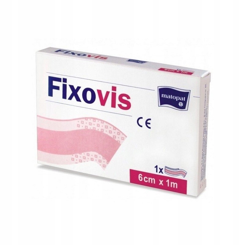 

Plaster do cięcia, tkaninowy Fixovis Tzmo 6cmx1m