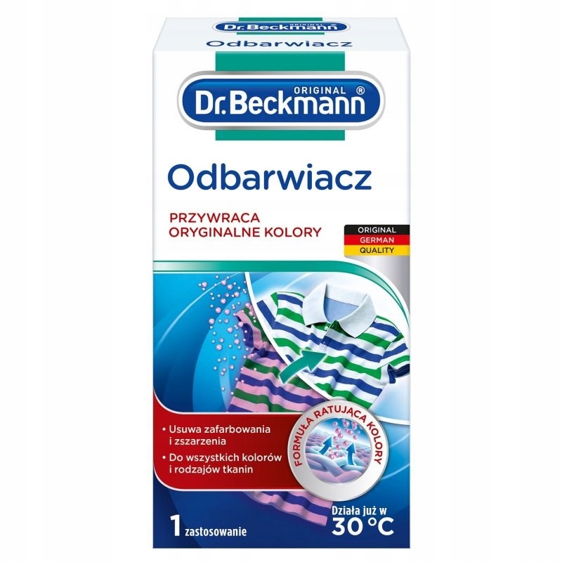 

Dr Beckmann odbarwiacz do ubrań przywraca kolor