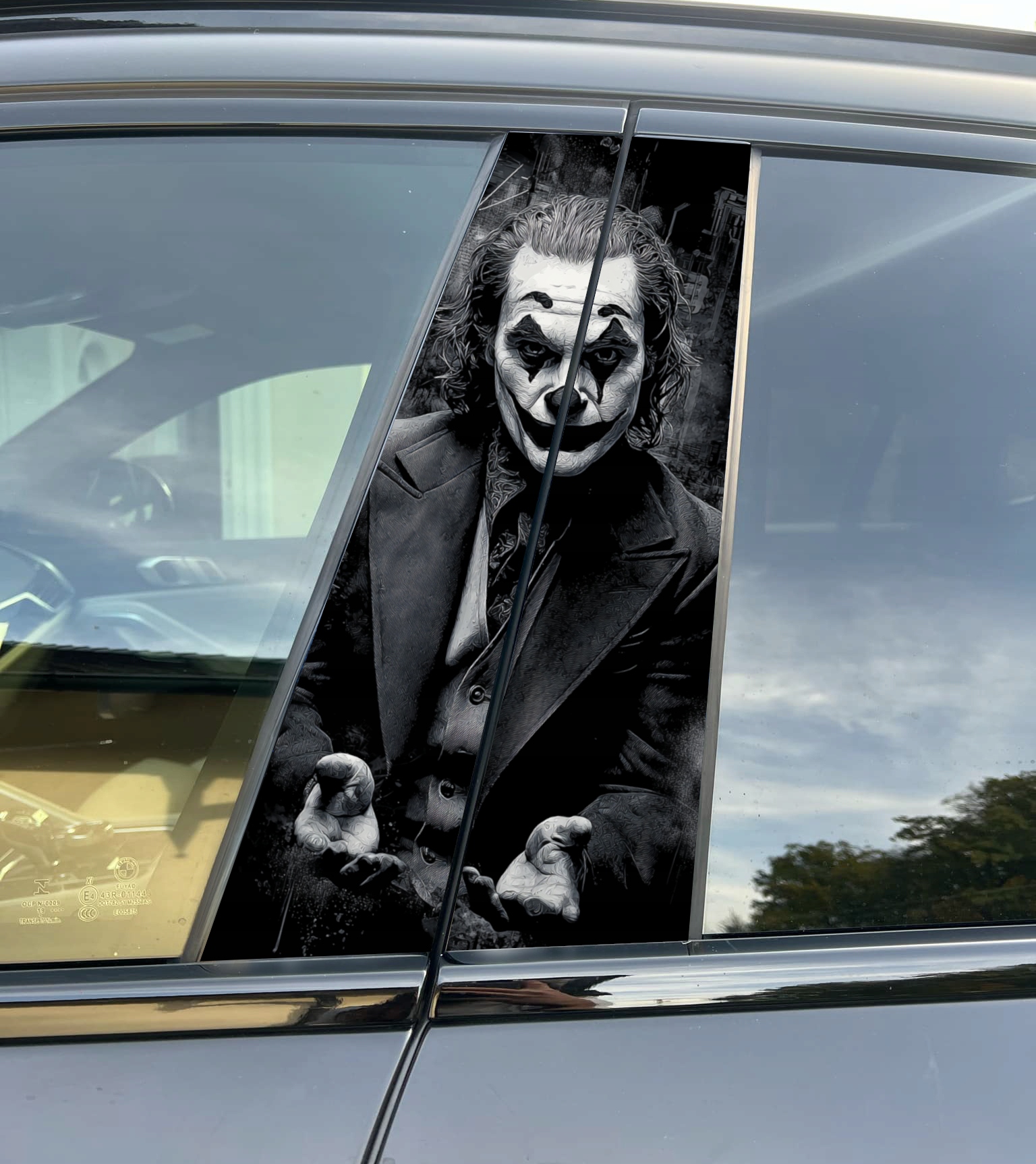 Naklejka na słupek auta Joker Tuning Folia Premium