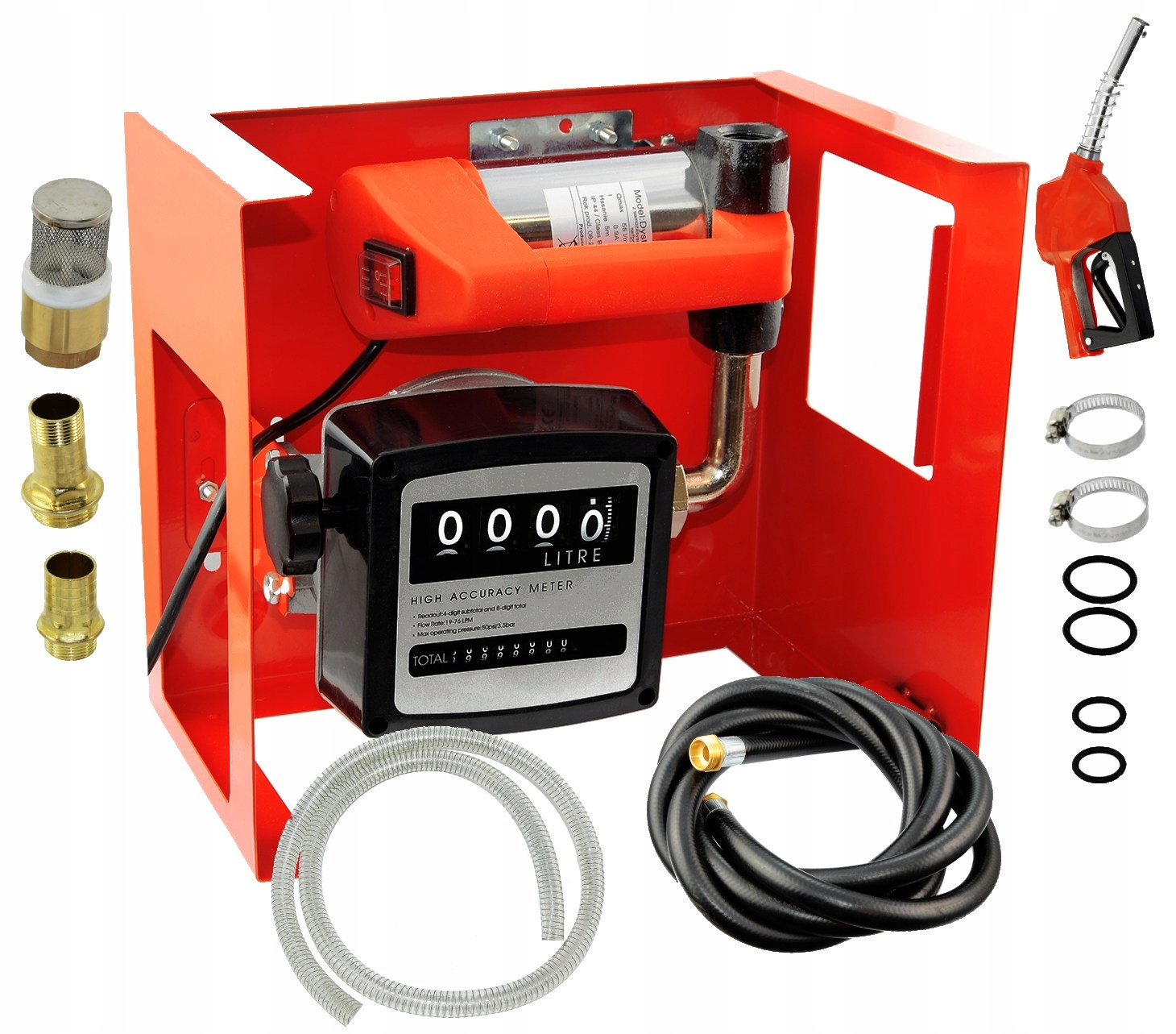 POMPA PALIWA OLEJU CPN DYSTRYBUTOR PISTOLET WĘŻE MOBILNY SAMOZASYSAJĄCY