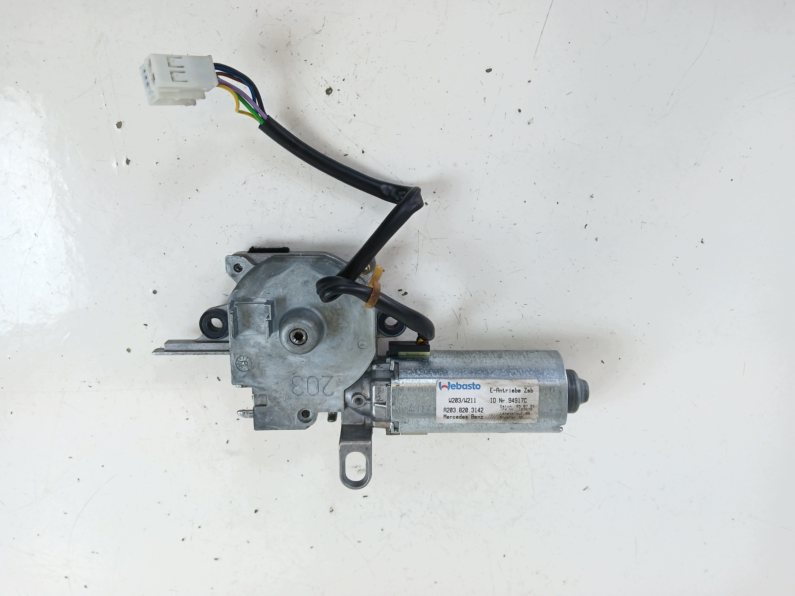 MERCEDES W203 Motor Schiebedach A2038203142