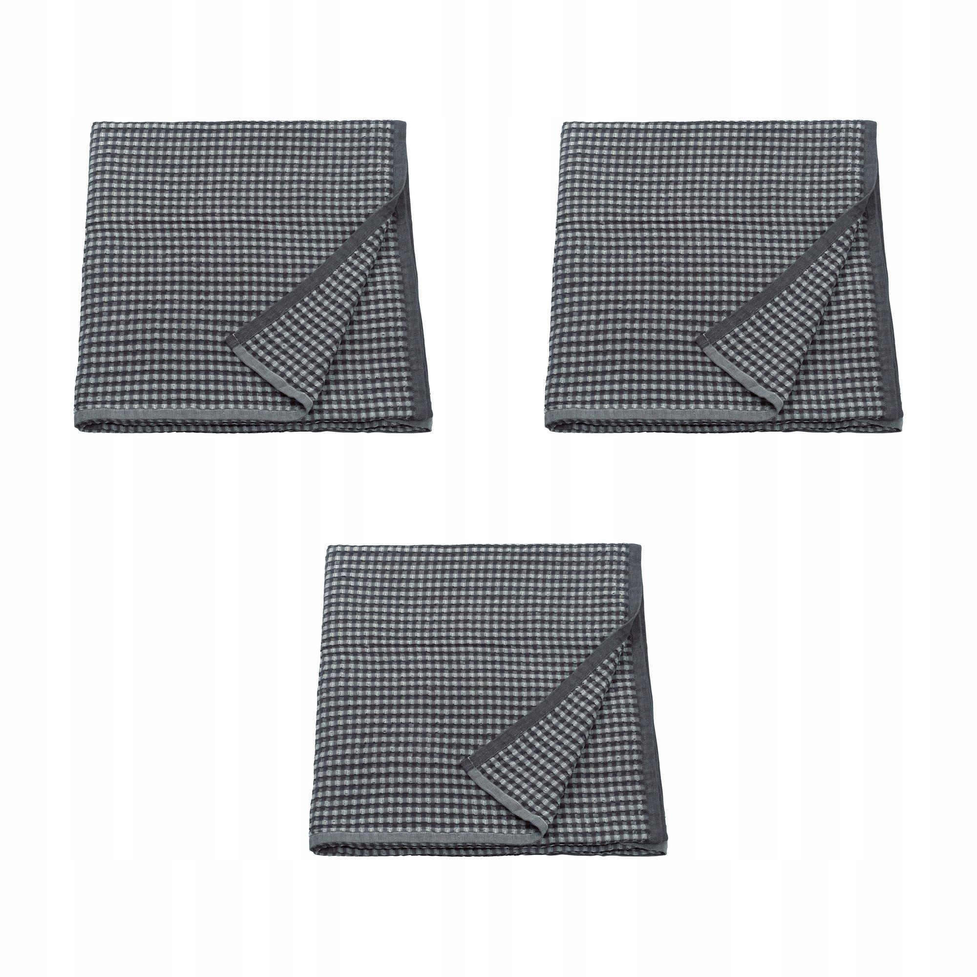 3 ks Přehoz Pelartuja tmavě šedý světle šedý 150x250 cm bavlna