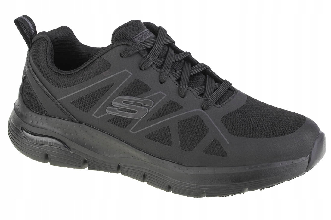 Skechers Arch Fit Sr-axtell [41] Pánská pracovní obuv, černá tkanina