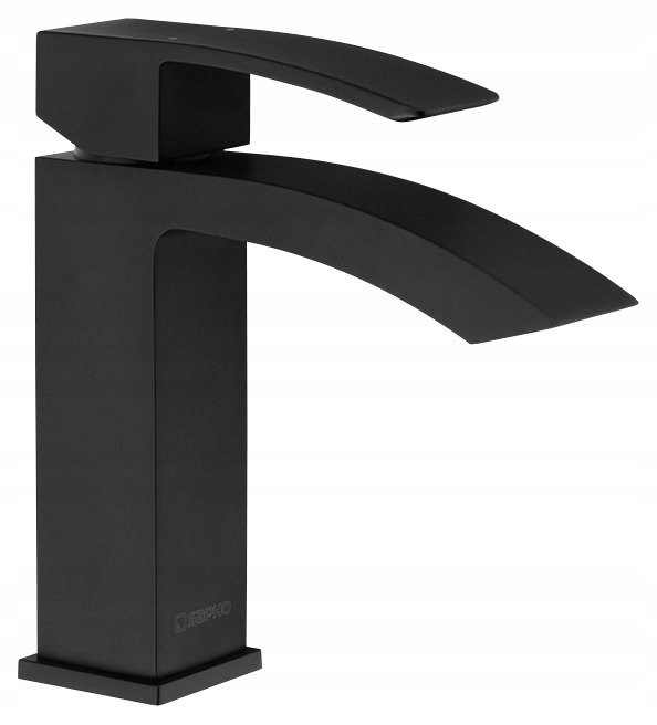 Ginko 25 stojanková umývadlová batéria bez výpuste, čierna mat (1101-06B) /s