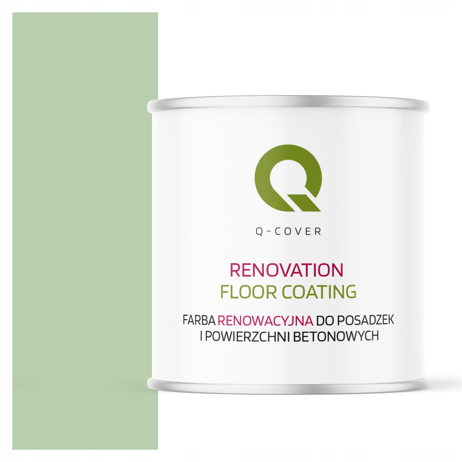 Farba Na Renováciu Betónových Podláh Zelená Pastelová Ral 6019 Saténová 2,5 L