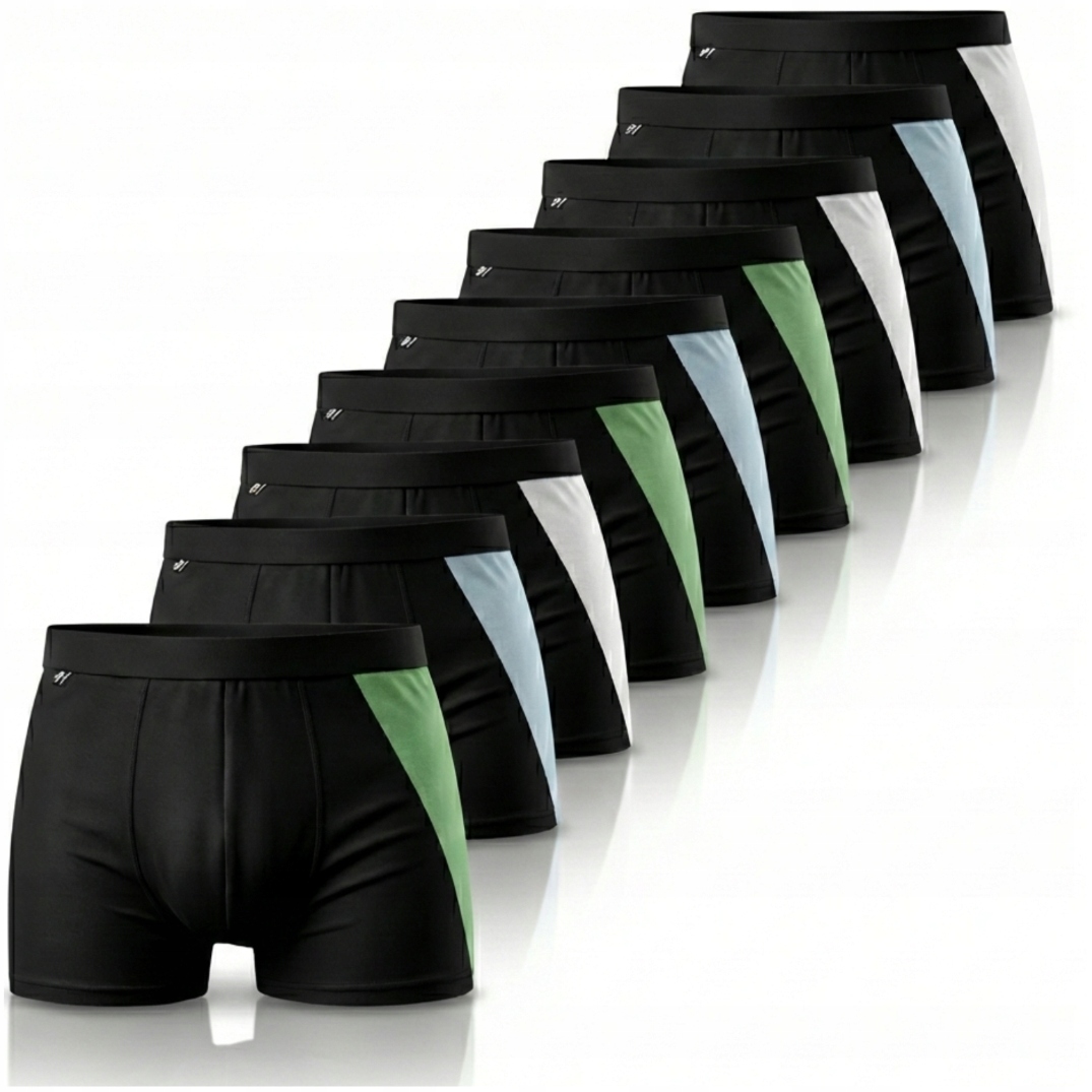 Pánské bavlněné boxerky Klasické Pohodlné Přiléhavé 9-PAK Moraj XL