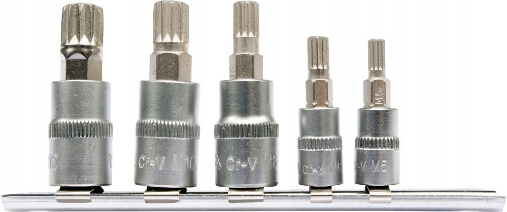 

Zestaw Kluczy Spline Na Szynie 5CZ. YT-04360 Yato