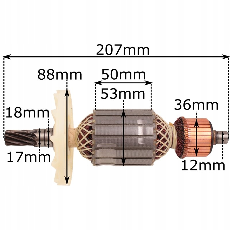 WIRNIK DO HITACHI H65SB2 H65SC H70SA H 65 SB H 65 SC Rodzaj wirnik