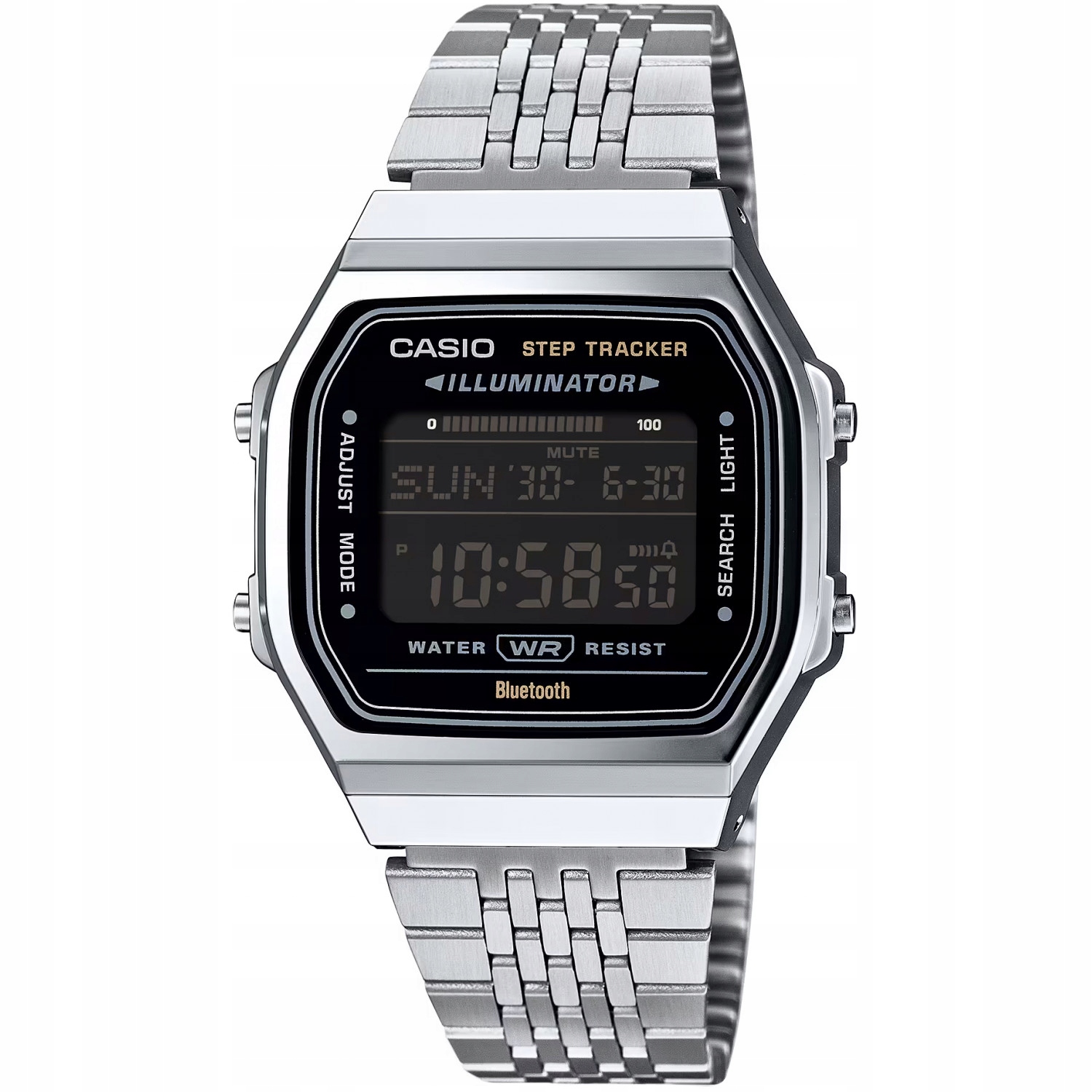 Dámské hodinky Casio ABL-100WE-1BEF stříbrné