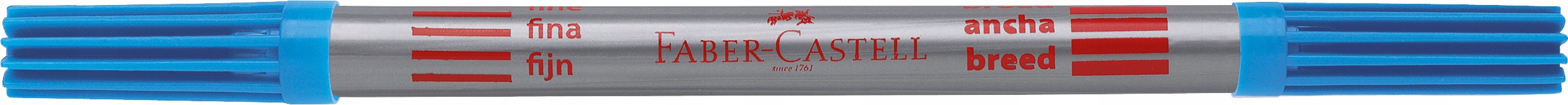 FABER-CASTELL Flamastry pisaki mazaki dwustronne szkolne 10 kolorów ZESTAW Rodzaj flamastry