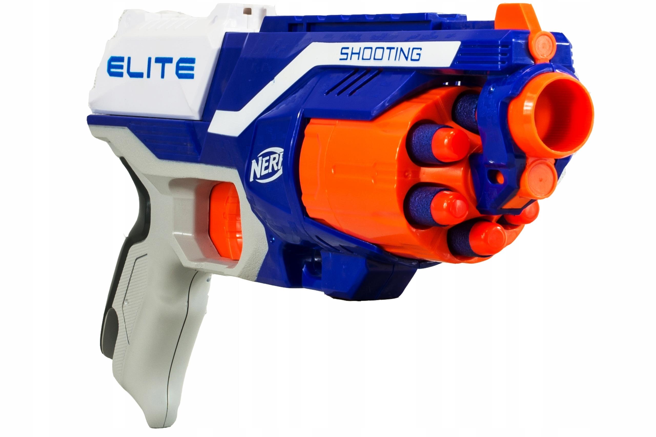 ZESTAW ELITE WYRZUTNIA PISTOLET+ STRZAŁKI DO NERF Kod producenta HC480052