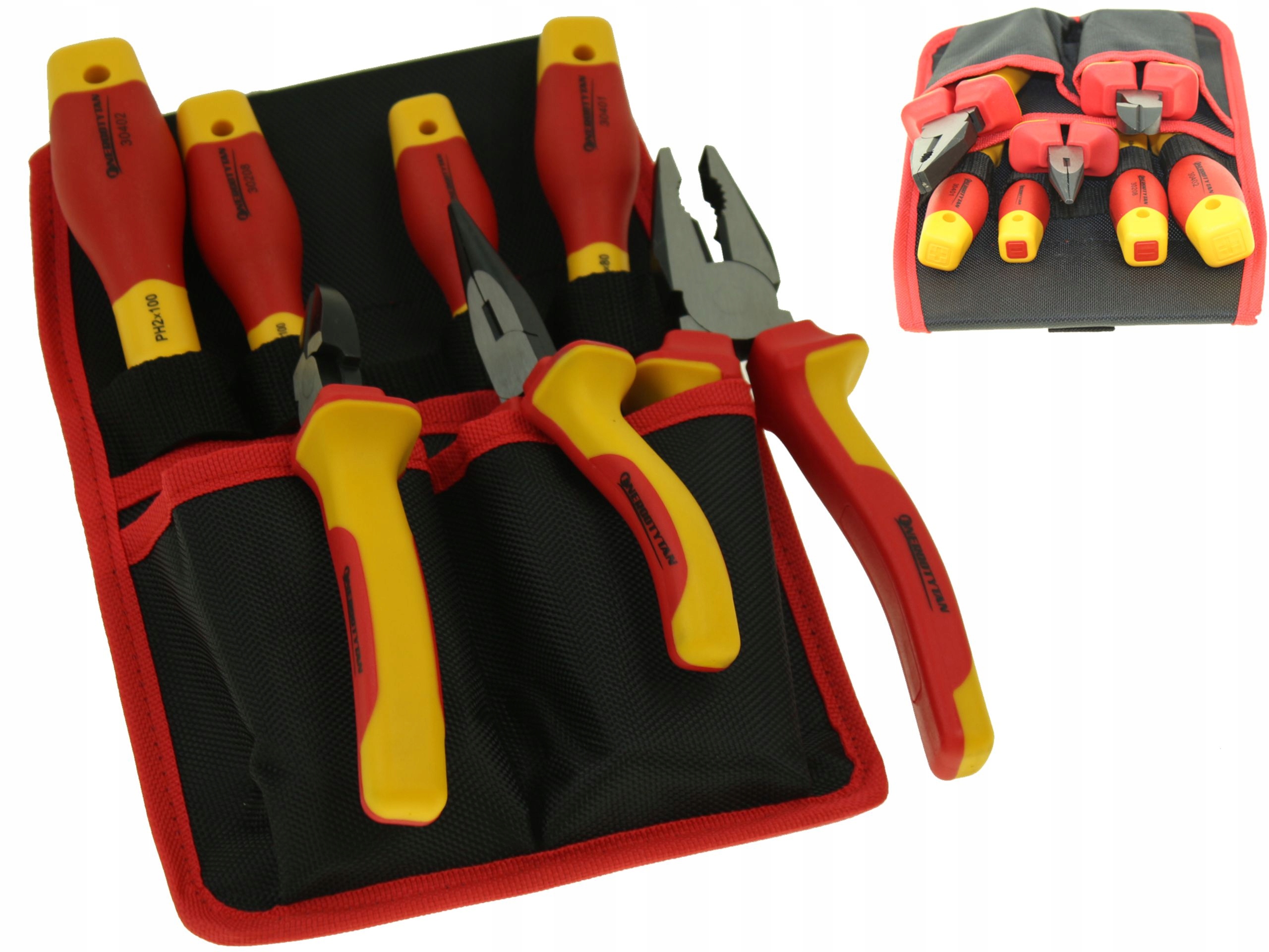 Sada izolovaných nástrojů Kapsa s izolovanými nástroji 1kV 7ks