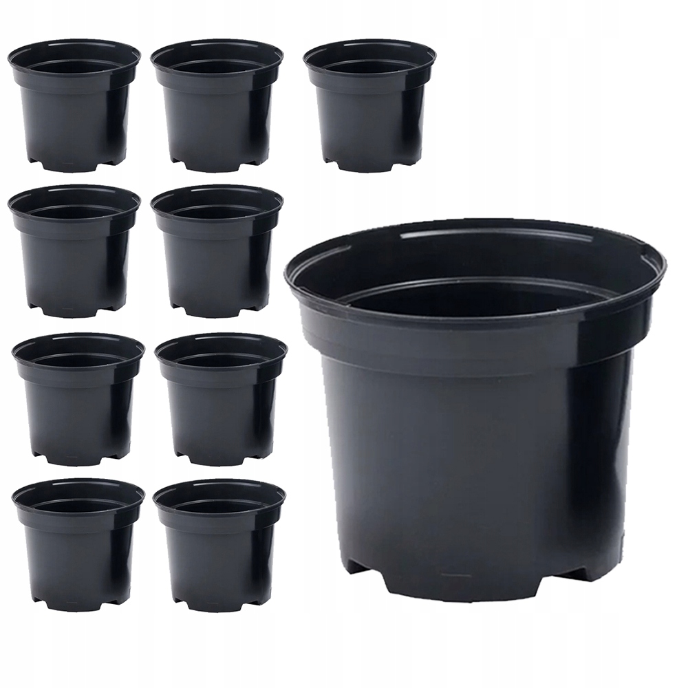 

Doniczki produkcyjne czarne 25 cm 7,5l 10 sztuk