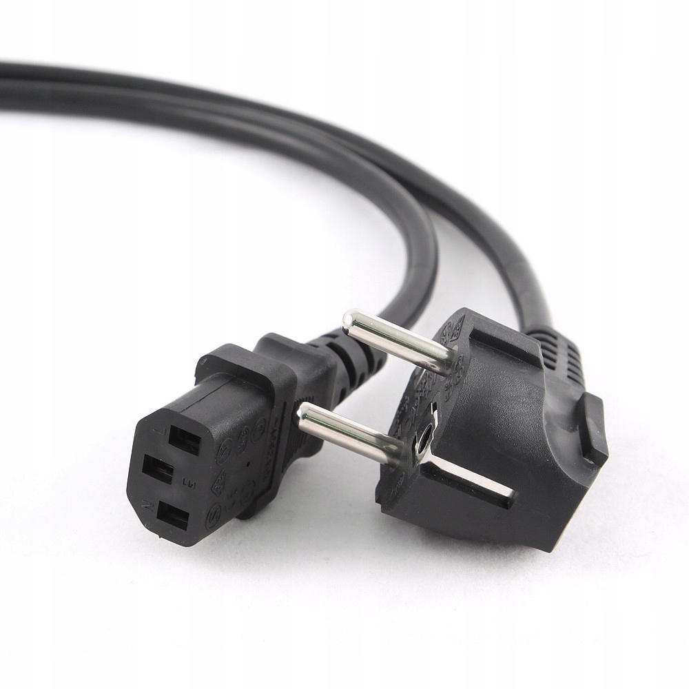 

Kabel zasilający komputerowy Iec 320 C13 Vde 1,8m