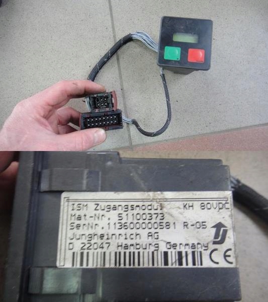 JUNGHEINRICH MODUŁ STEROWNIK WYŚWIETLACZ 51100373