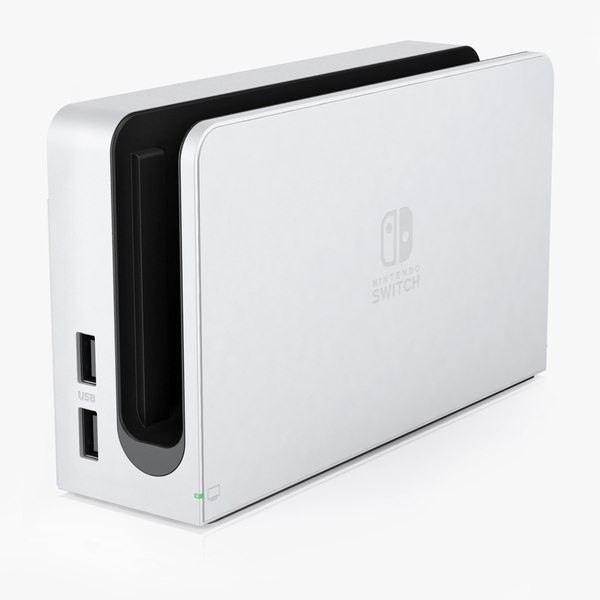 Oficjalna stacja dokująca ładująca HEG-007 Nintendo Switch OLED Biały