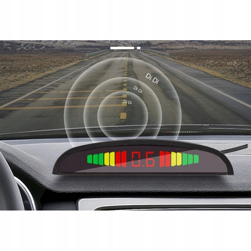 8 czujników parkowania przód - tył komplet Marka motoLEDy