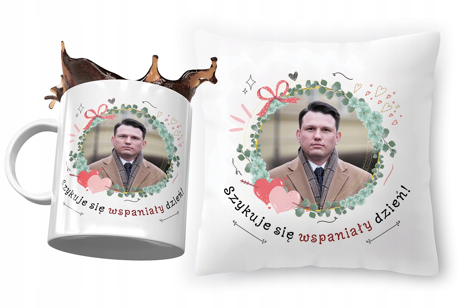 

Zestaw Sławomir Mentzen Poduszka Kubek
