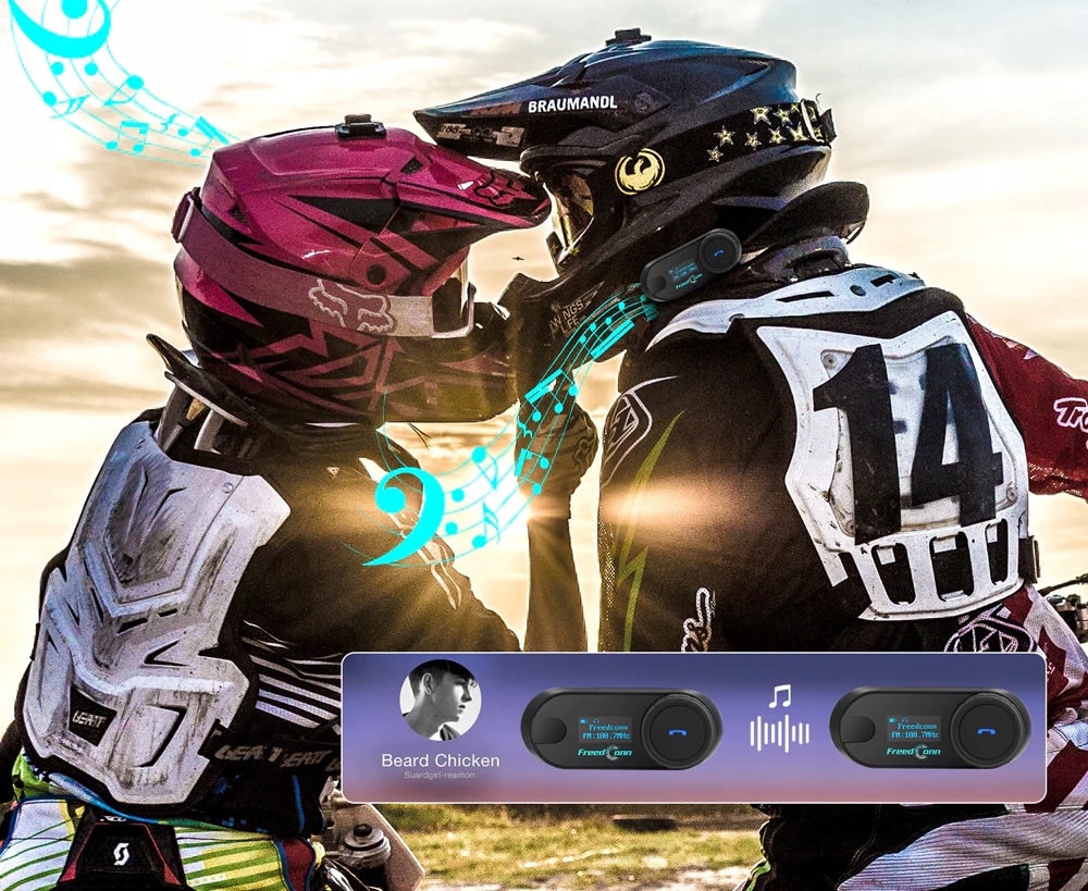 INTERKOM MOTOCYKL FREEDCONN T-COM SC V3 PRO LCD Producent Freedconn