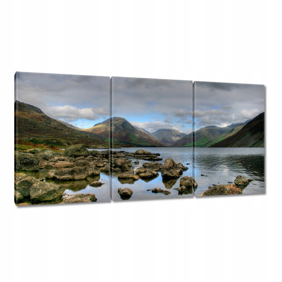 

Obrazy 120x60 Wielkie kamienie w rzece