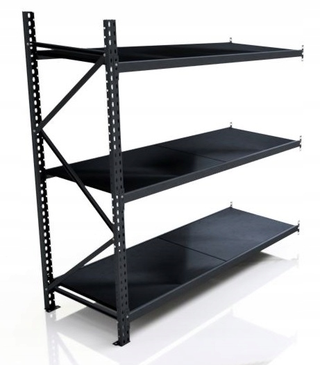 Regał Metalowy Magazynowy Warsztatowy Gr 200X180X80 DDP3 350 kg Na Półkę