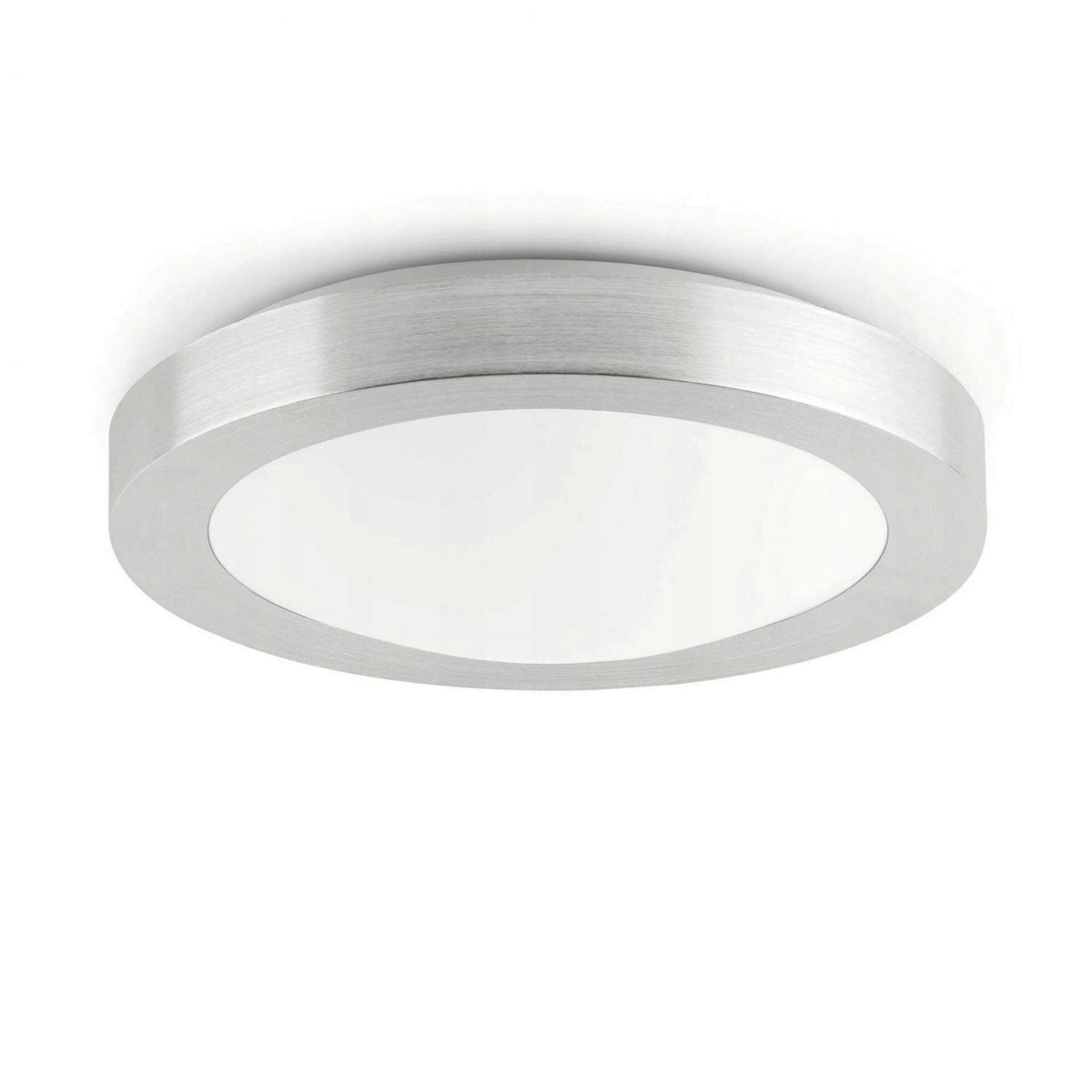 Faro Logos 350 2L stropné svítidlo, IP44, 2xE27, šedá (nikel), 350 mm