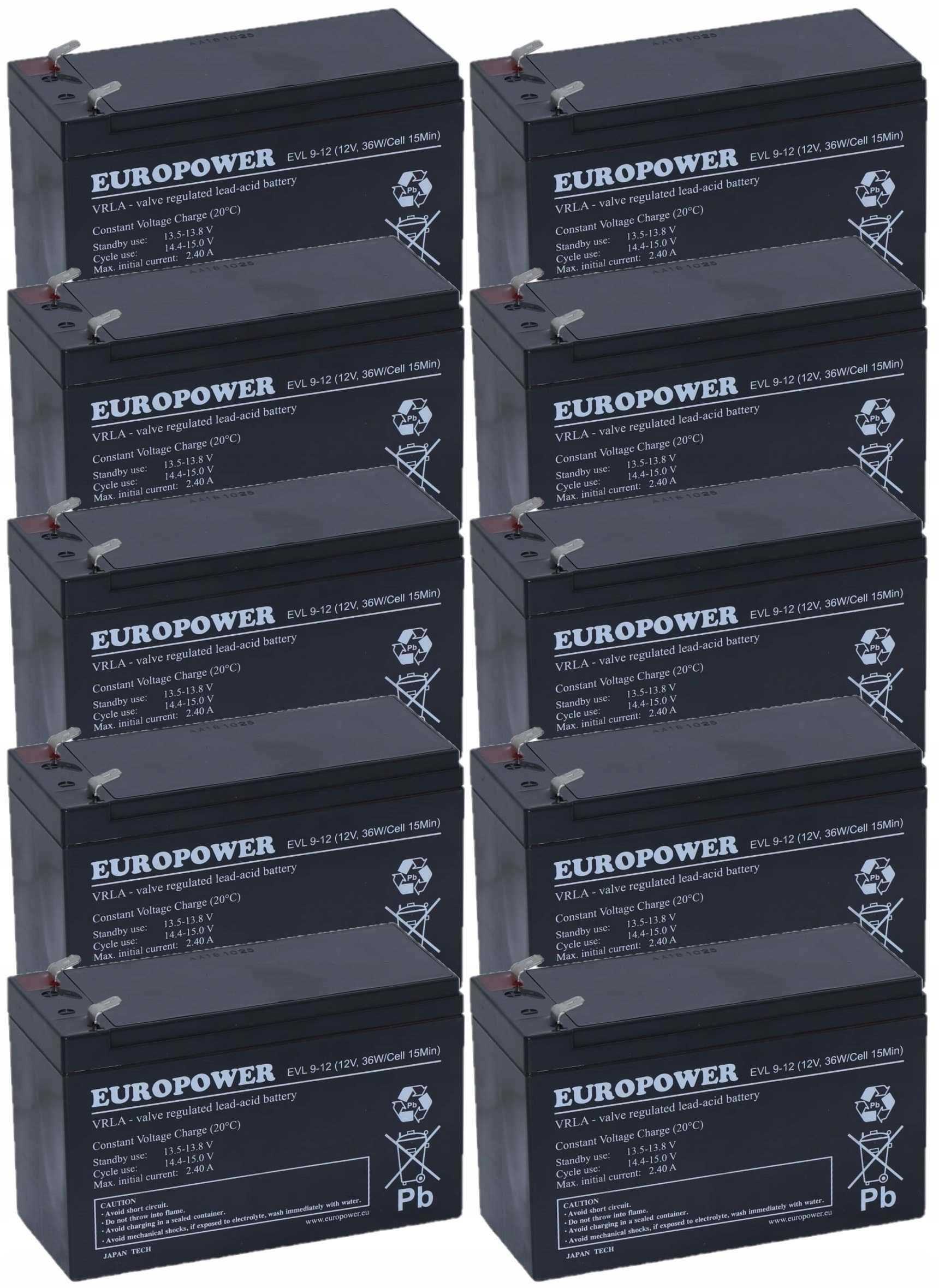 TBC7 Baterie Zestaw Akumulatorów Do Ups Apc Eaton Powerwalker 10x Evl 9-12