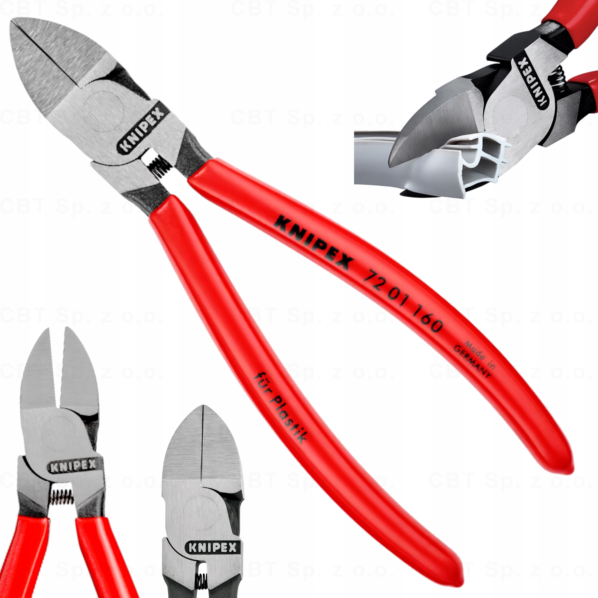 Silné Kleště Štípací Boční Pro Kombinačky Řezací Kleště Na Plast Univerzální 160 MM