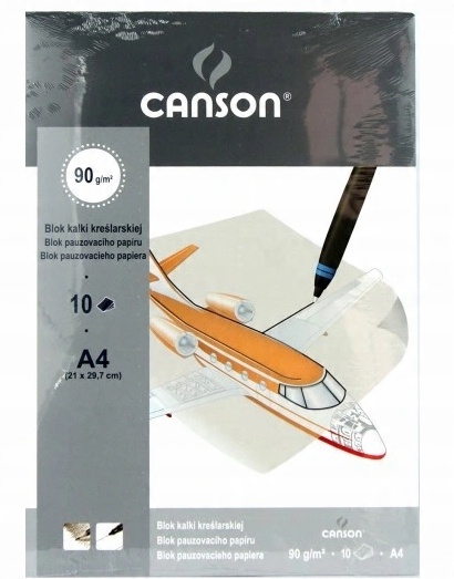 

Blok Kalki Kreślarskiej A4/10K Canson
