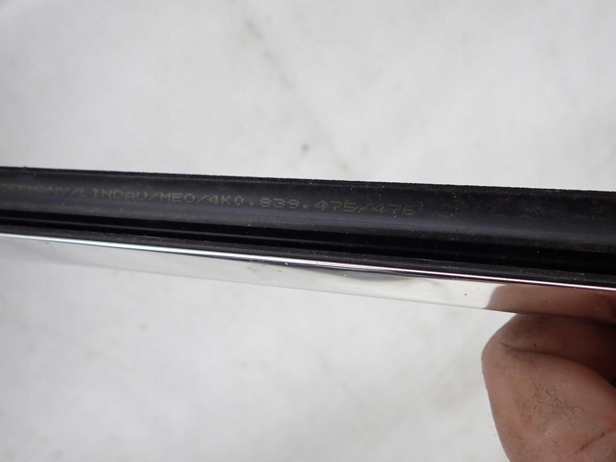 AUDI A6 C8 4K 18-> CHROM moulding door left rear part