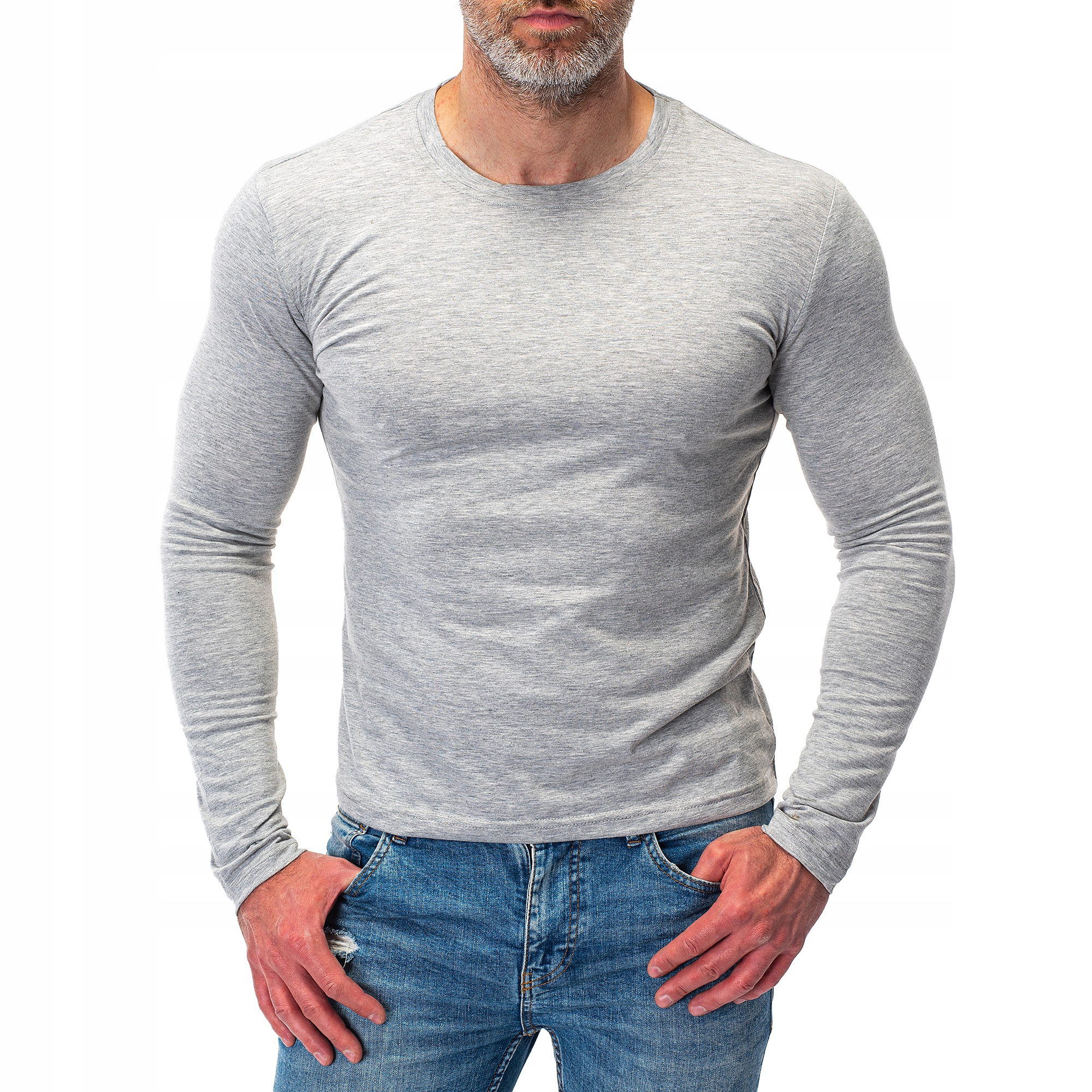 CX01 roz. M MĘSKA BLUZKA LONGSLEEVE DŁUGI RĘKAW