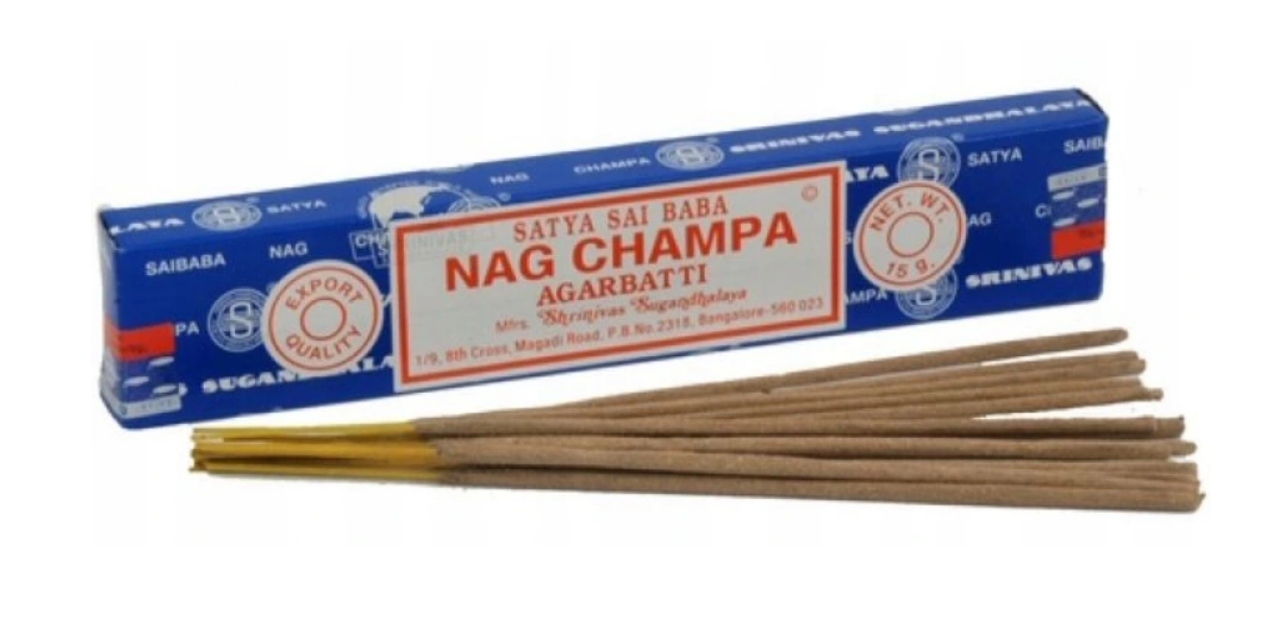 

Kadzidła nag champa Indyjskie naturalne 15g Satya