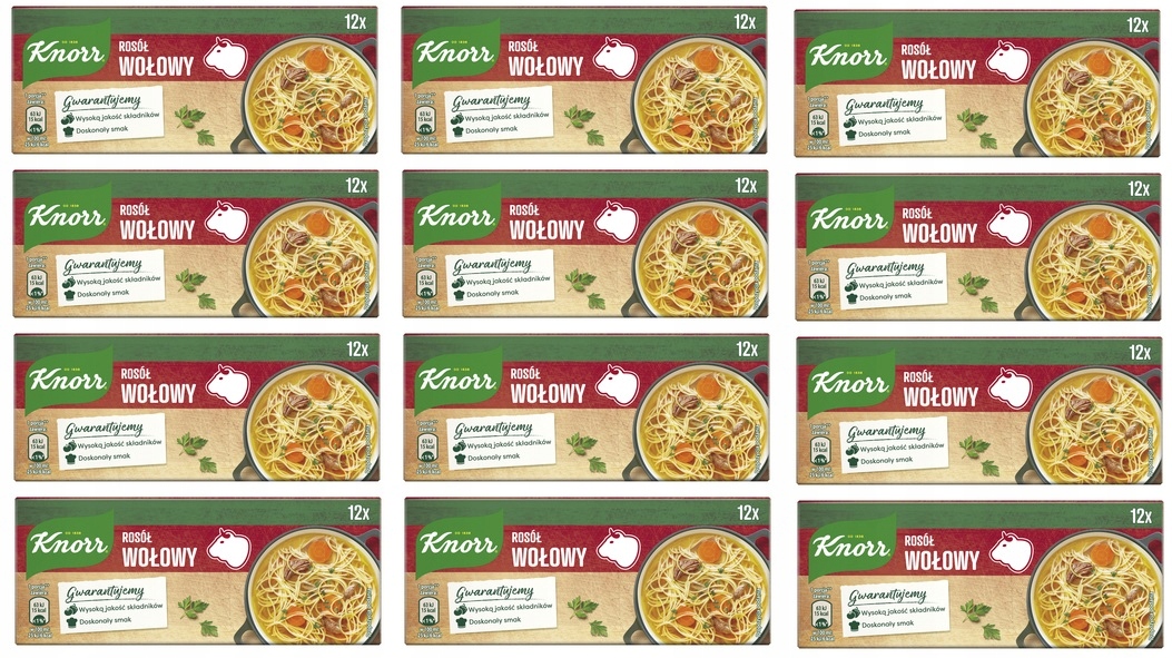 12 x 120 g Knorr Hovězí vývar Karton