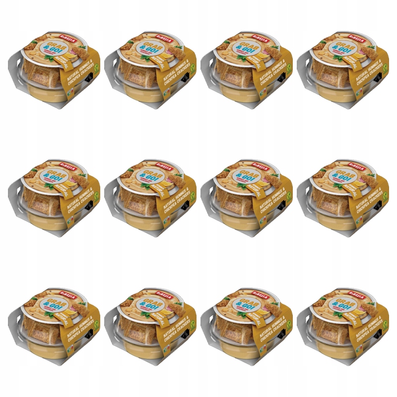 Ribella Grab & Go Hummus s krekry z cizrny 130 g X12