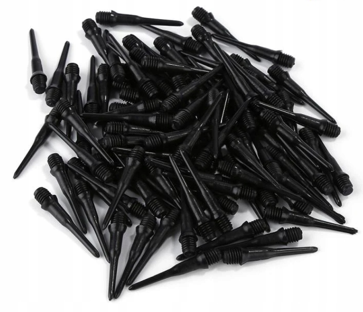 LOTKI RZUTKI DO DARTA ZESTAW RZUTEK LOTEK 100 GROTÓW MOSIĘŻNE CZARNE Płeć produkt uniseks