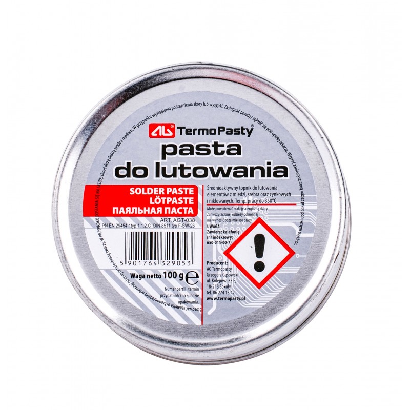 

Pasta lutownicza topnik 40g