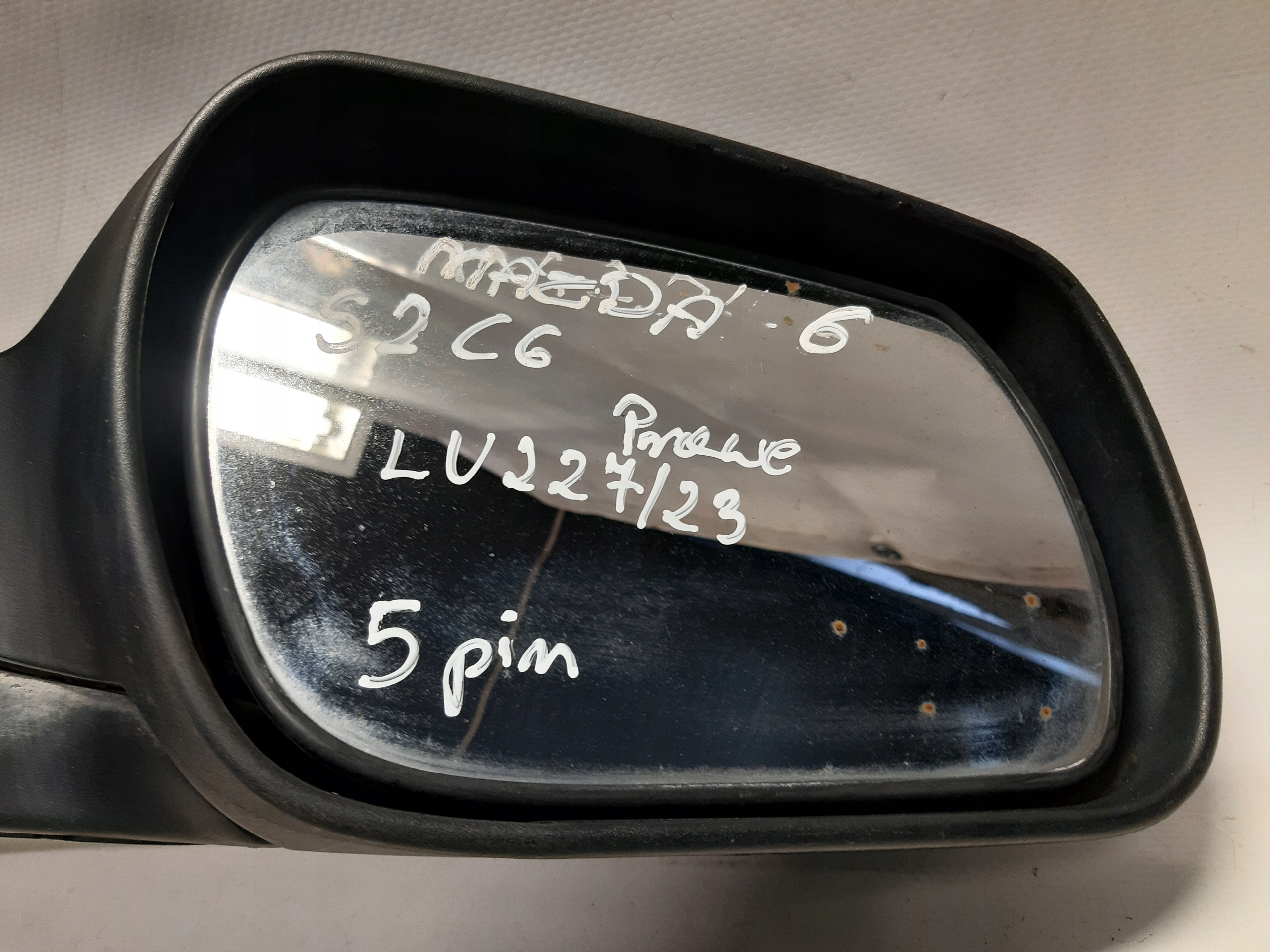 Mazda 6 VI GG mirror right electrics 5 PIN