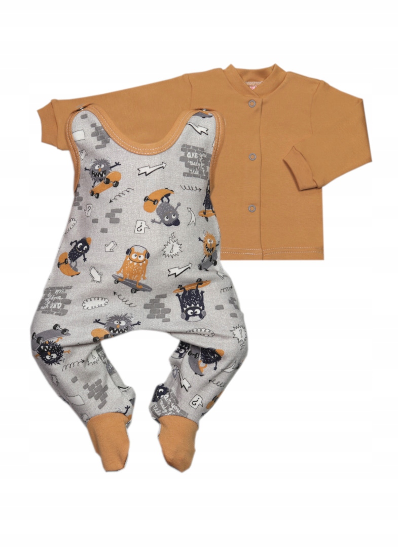 

Wyprawka komplet śpiochy kaftan r.62 Potworki