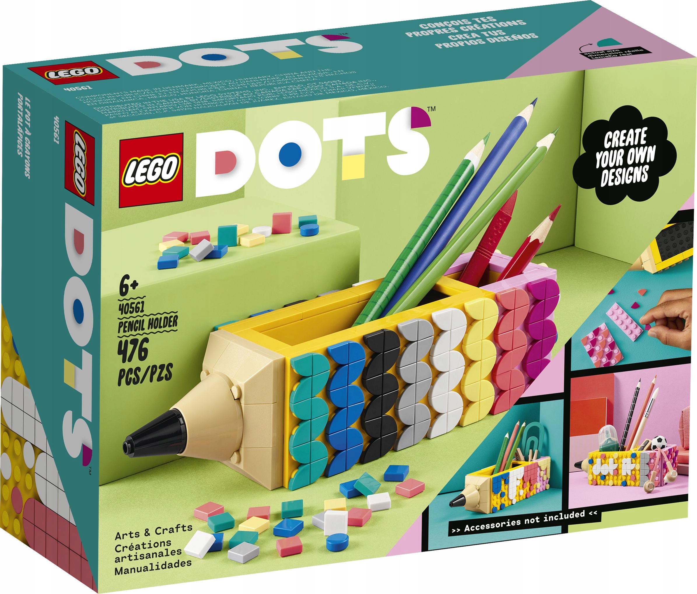 Originální Lego Penál 40561 Dots Zásobník na pera 476 dílků