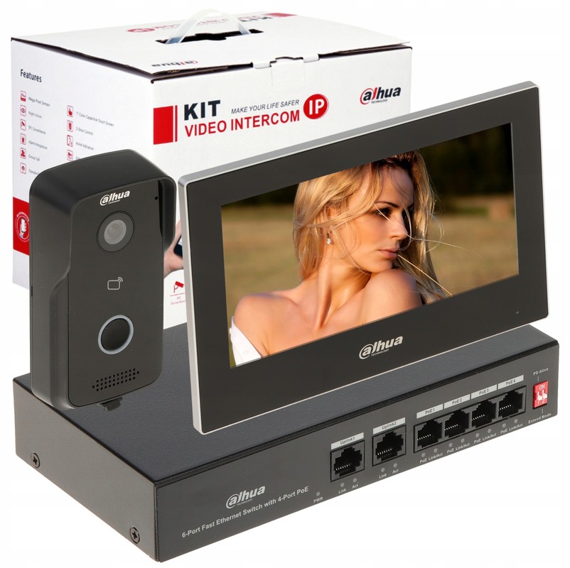 Wideodomofon Ip Dahua KTP03 Black