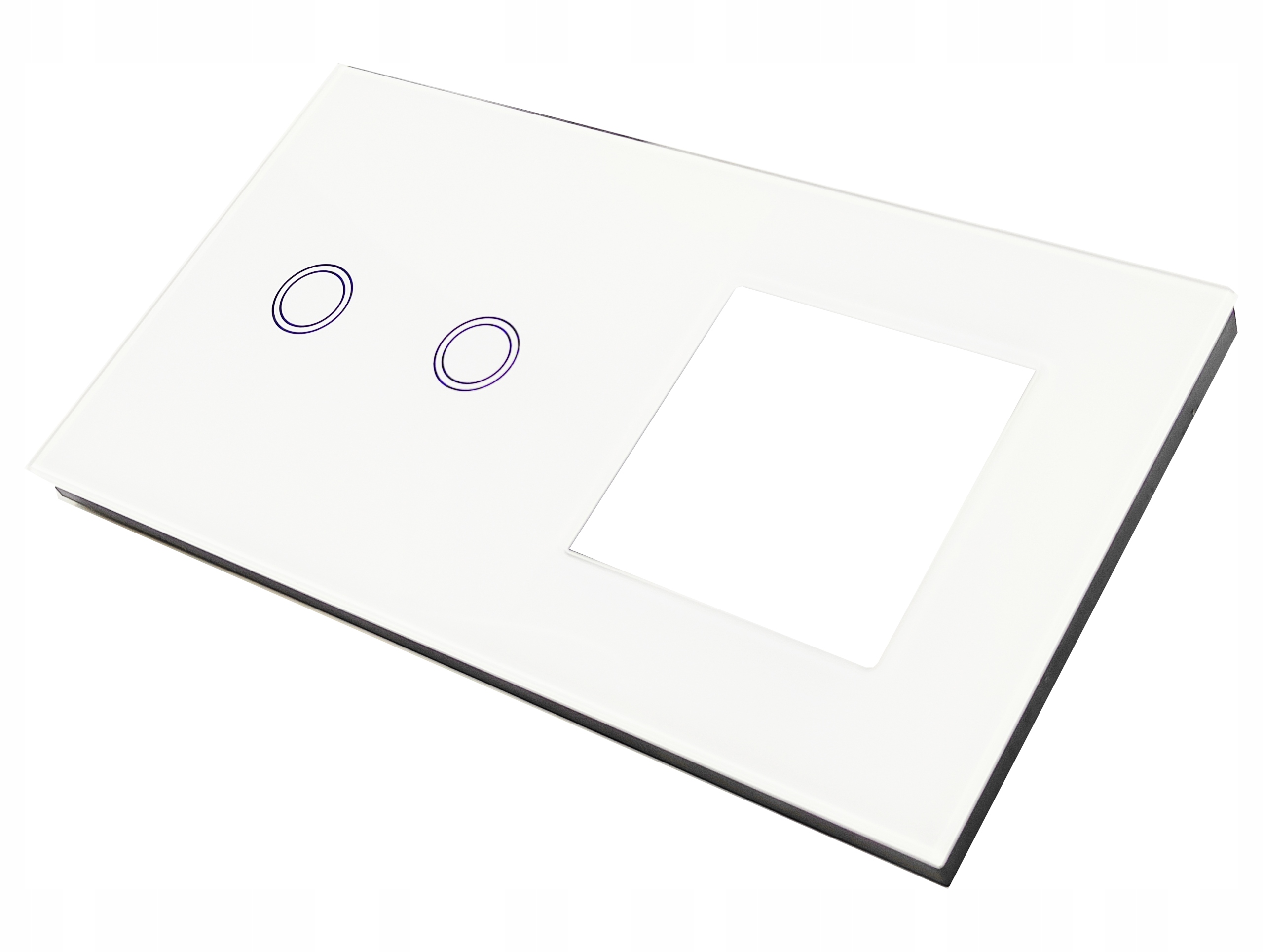 

Włącznik Światła Gniazdo Gniazdko Panel Biały 2+1