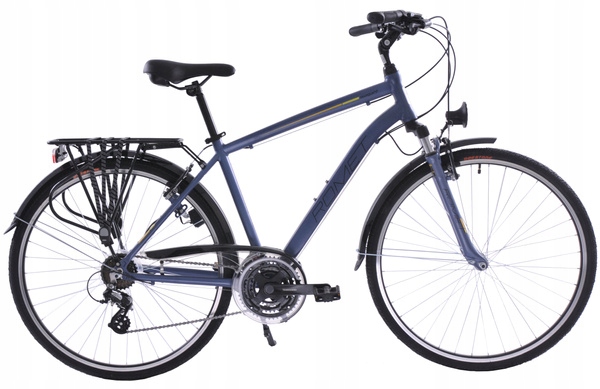 Rower trekkingowy męski Romet Wagant Ltd 28 M(19") srebrno-żółty