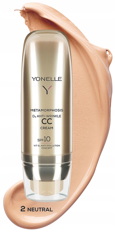 Yonelle Metamorphosis D3 Krem CC SPF10 2 Neutral