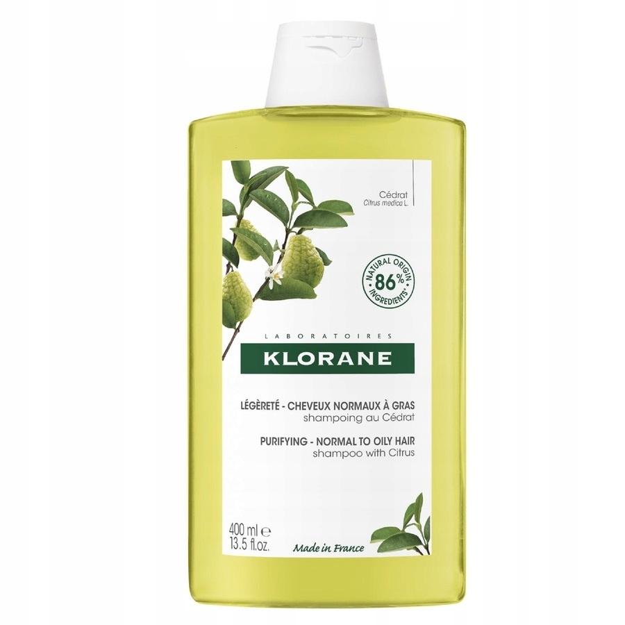 

Klorane oczyszczający szampon do włosów 400ml