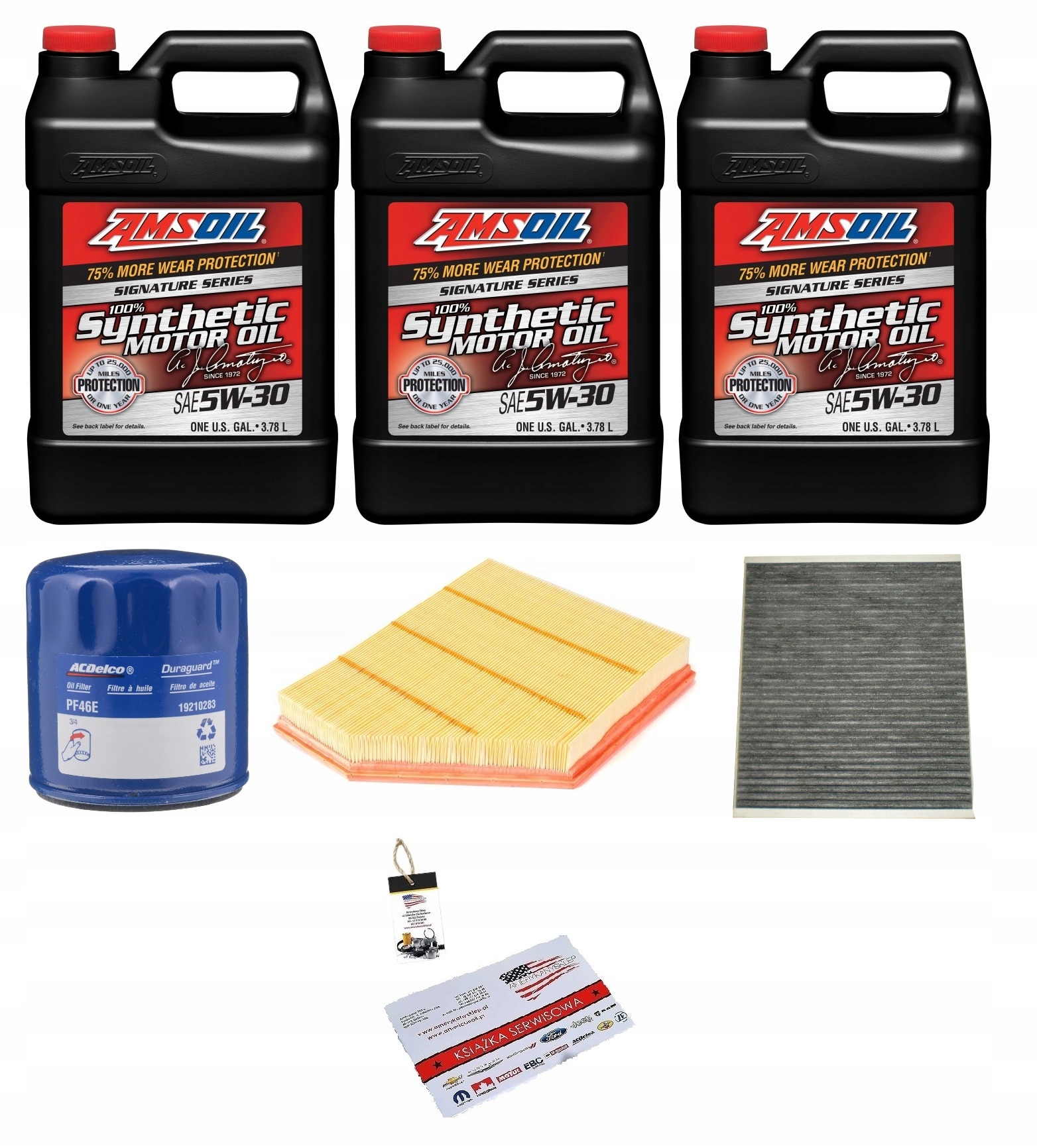 AMSOIL 5W30 + FILTRY CHEVROLET CAMARO 6,2 16